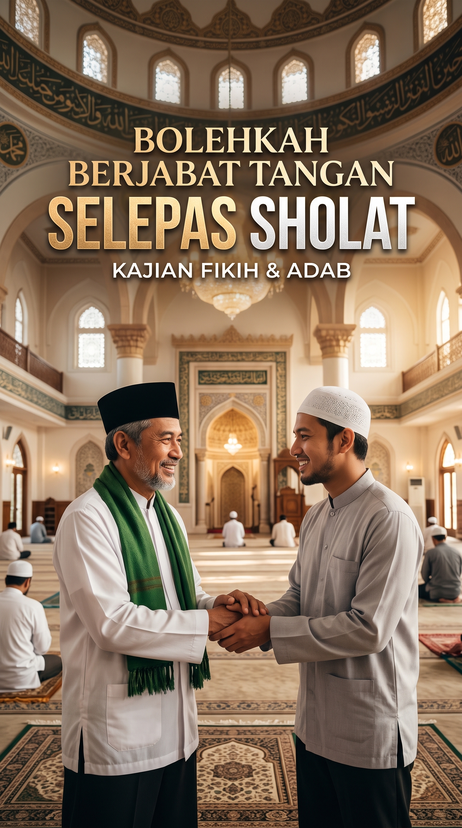 Kajian fikih dan adab selepas sholat