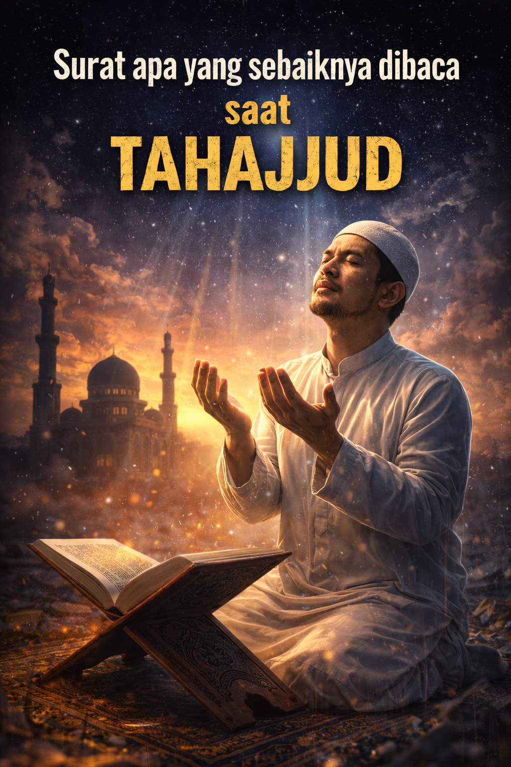 Tadabbur malam dan amalan tahajud
